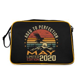 May 2020 Birthday May 2020 Gift 2020 May - Retro Bag - black/gold - Back