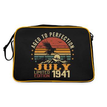 Millésime Juillet 1941 Anniversaire Juillet 1941 - Sac Retro - noir/or - Dos