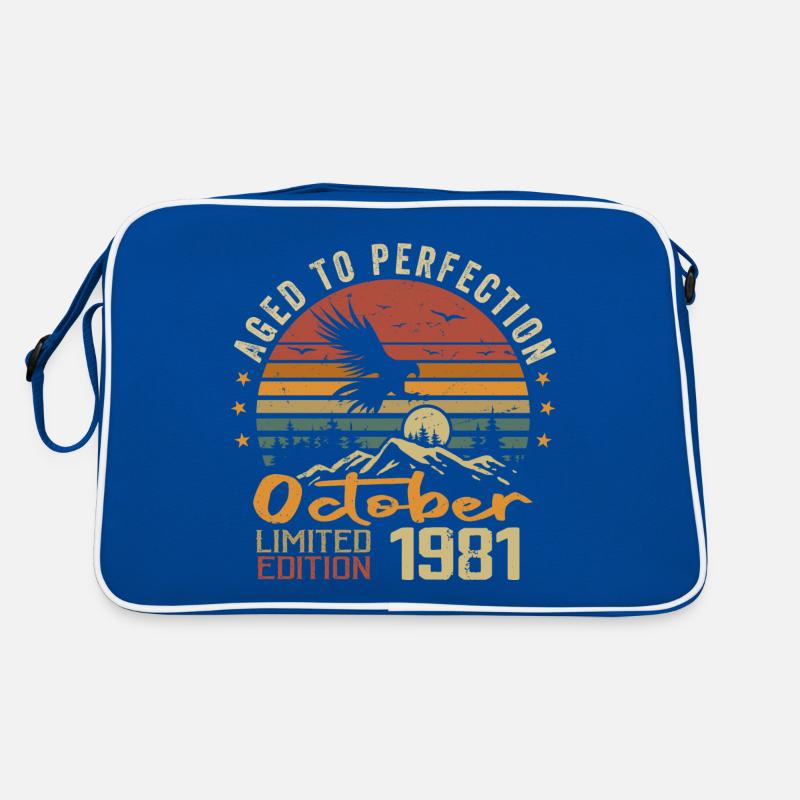 Vintage Octobre 1981 - Cadeau Rétro Octobre 1981 Sac Retro