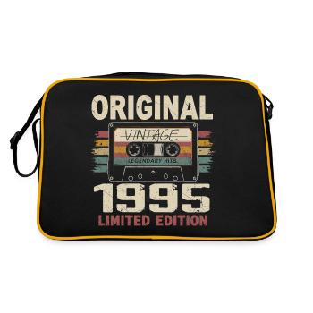 1995 Birthday Gift 1995 Vintage 1995 Retro - Retro Bag - black/gold - Back