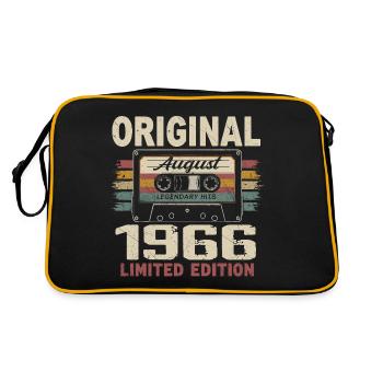 Août 1966 August 1966 Cadeau Août 1966 August 1966 - Sac Retro - noir/or - Dos