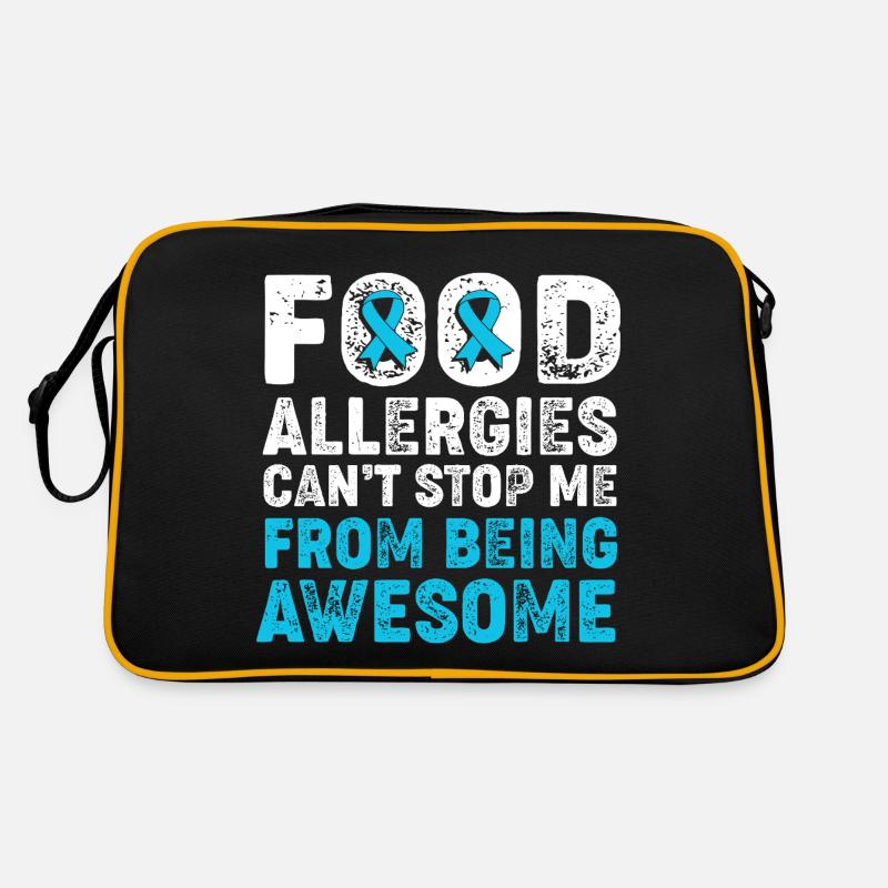 Allergie Lebensmittel Retro Tasche
