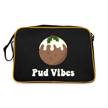 Pud Vibes - Retro Bag - black/gold - Back