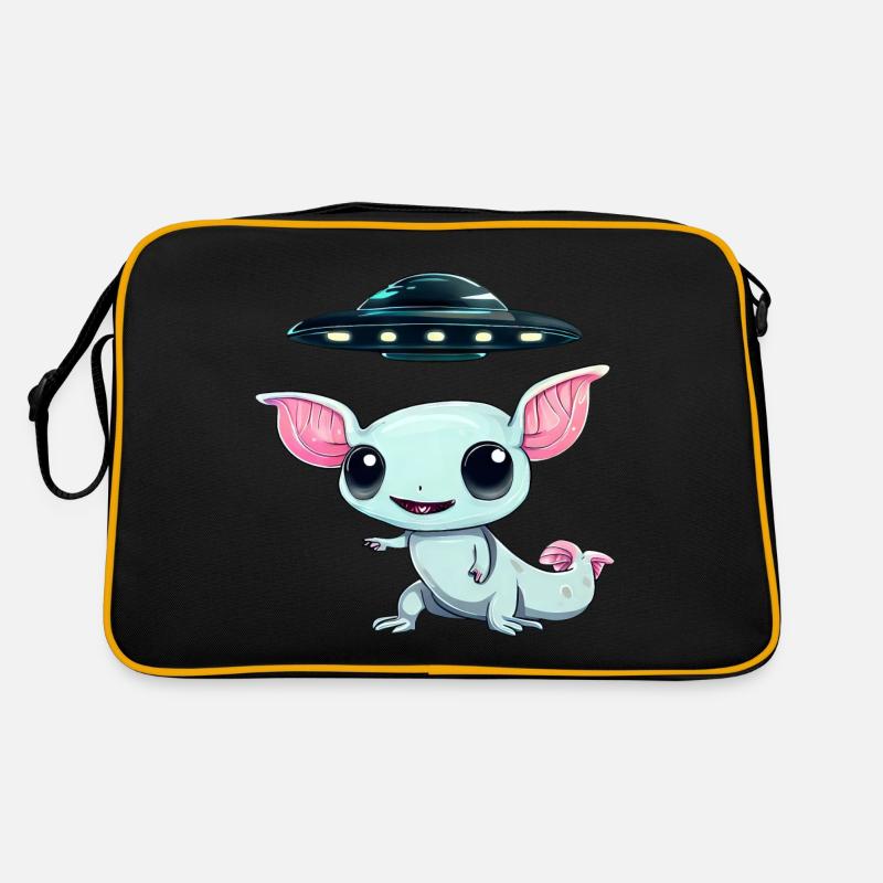 Alien UFO Abduction - Axolotl Edition Retro Bag