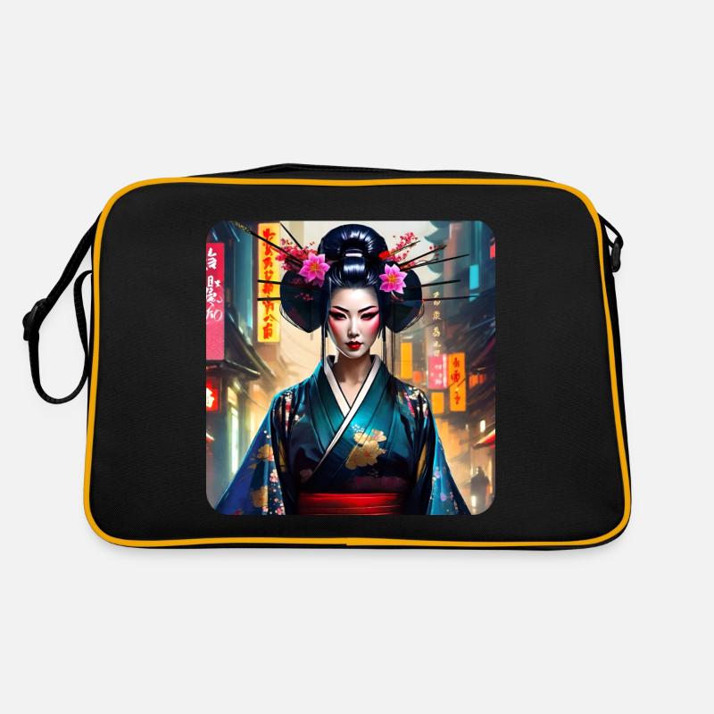 Moderne Geisha Retro Tasche