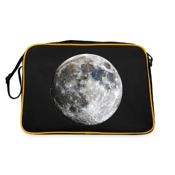 Moon - Retro Tasche - Schwarz/Gold - Hinten