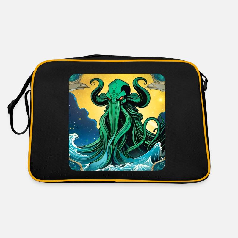 Monstre immortel de Cthulhu dans l’espace Sac Retro