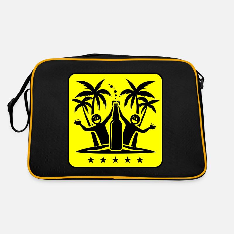 Palm Trees Beach Holiday Party Retro Bag
