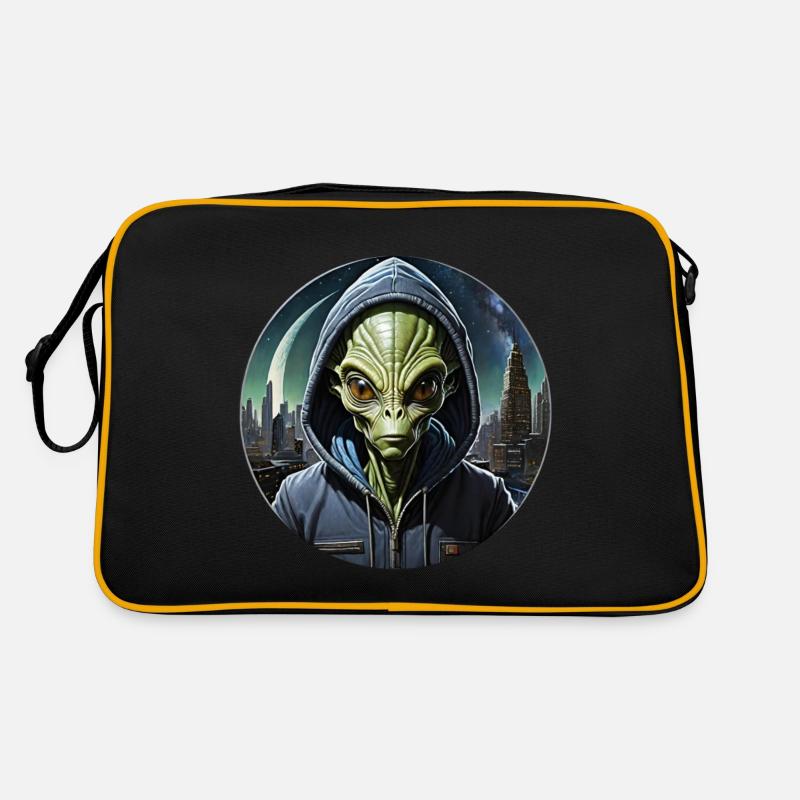 Kosmischer Städter Retro Tasche