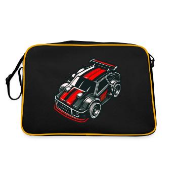 Red and Black Toy Car Model Car - Retro Bag - black/gold - Back