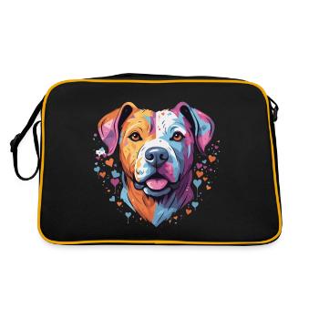 Happy Dog 1 - Retro Bag - black/gold - Back