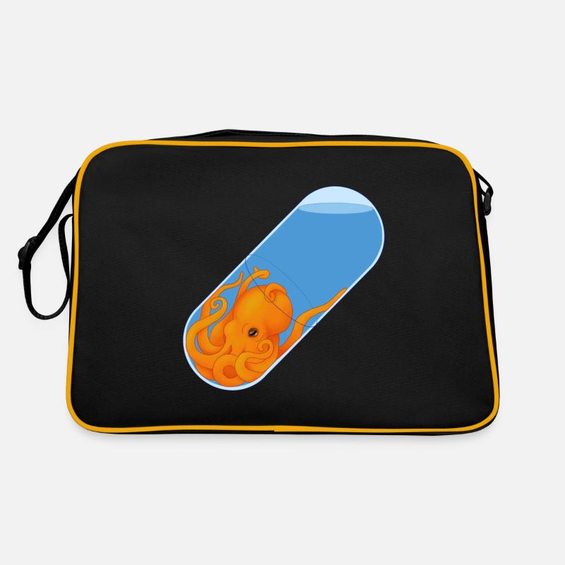 Octopus Pill Retro Bag