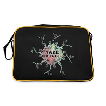 Take a trip - Retro Bag - black/gold - Back
