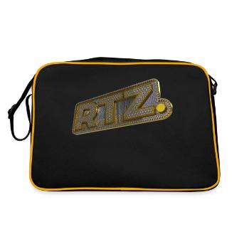 RTZ - Retro Tasche - Schwarz/Gold - Hinten
