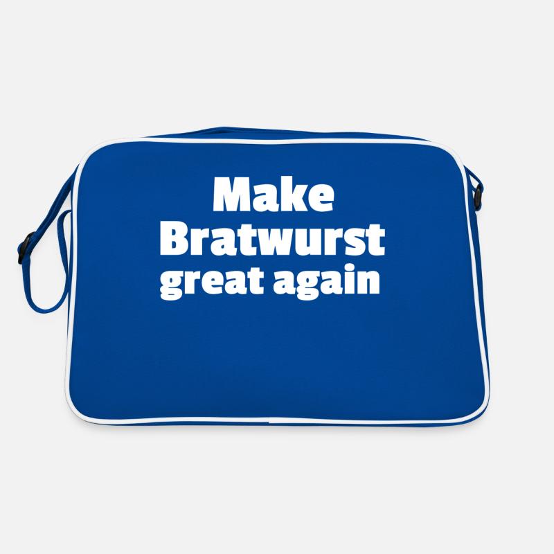 Make Bratwurst great again Retro Tasche