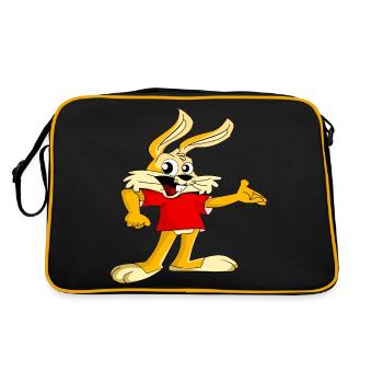 rabbit148 - Retro Tasche - Schwarz/Gold - Hinten
