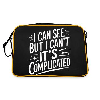 Aveugle Personnes malvoyantes - Sac Retro - noir/or - Dos