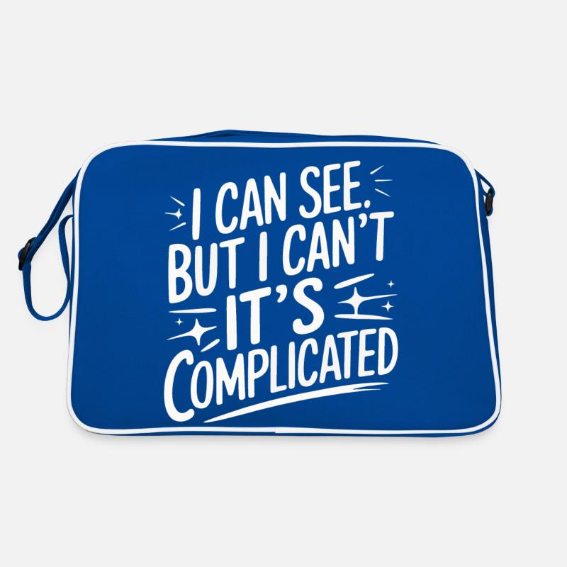 Blind blindness Visually impaired people Retro Bag
