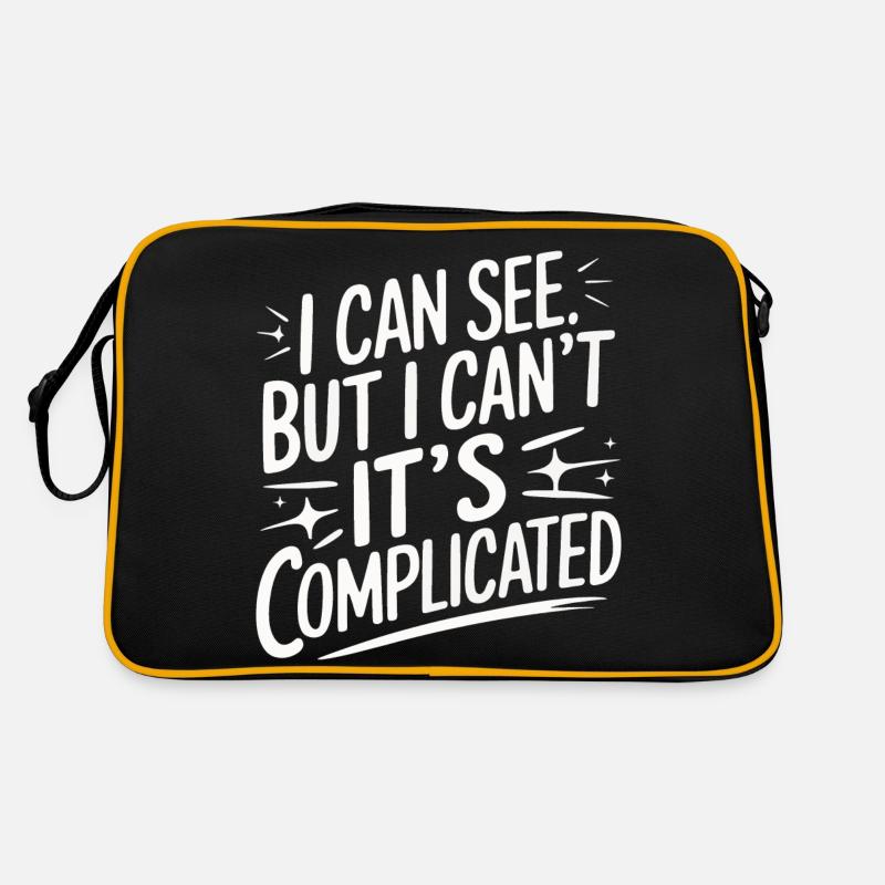 Blinde Blindheit Sehbehinderte Menschen Retro Tasche
