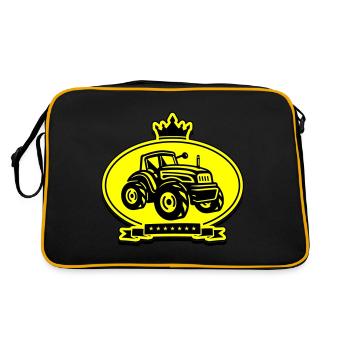 Tracteur Farmer Silhouette Trekker - Sac Retro - noir/or - Dos