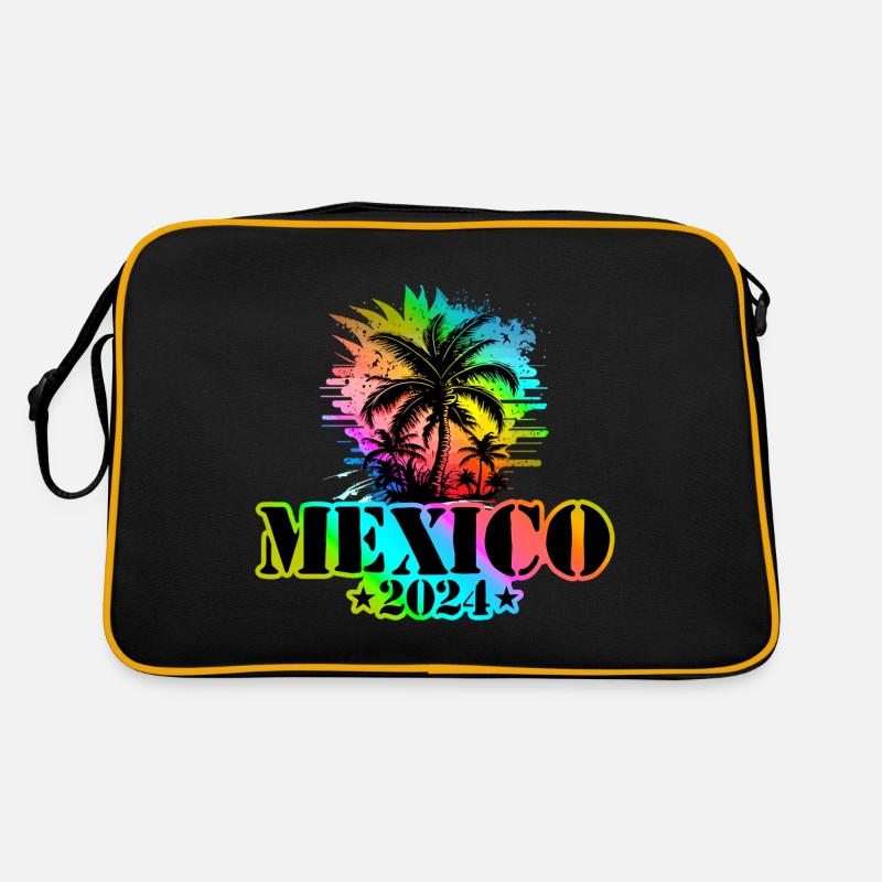 Mexique 2024 Vacances Coloré Sac Retro