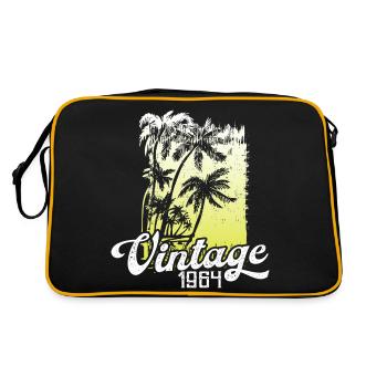 This legend was born in 1964 Birthday Retro - Retro Bag - black/gold - Back