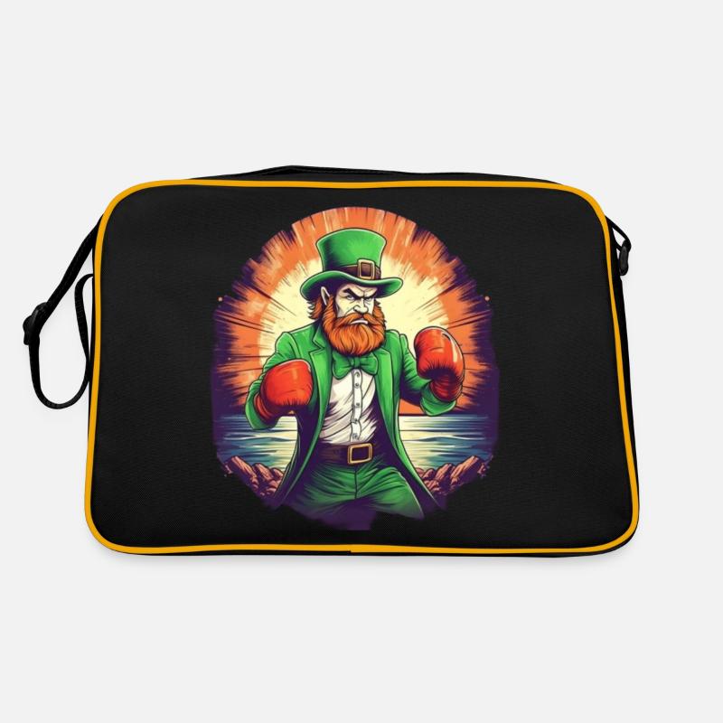 St. Patrick's Day Shamrock Boxes Retro Bag