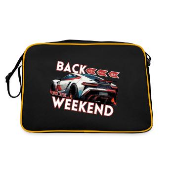 Back to the Weekend - Retro Bag - black/gold - Back
