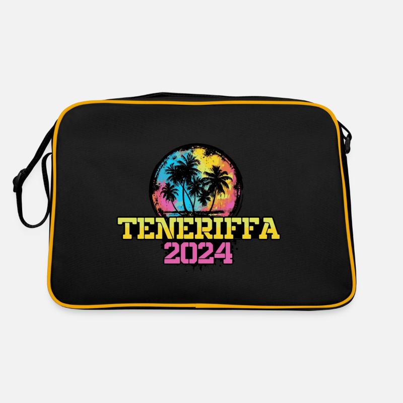 Teneriffa 2024 Reise Urlaub Retro Tasche