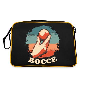 Bocce Legend Citation Bocce Ball avec Jack Bocci - Sac Retro - noir/or - Dos