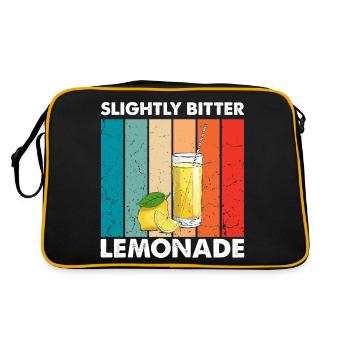 Limonade Limonade Limonade Limonade Stand Design - Sac Retro - noir/or - Dos