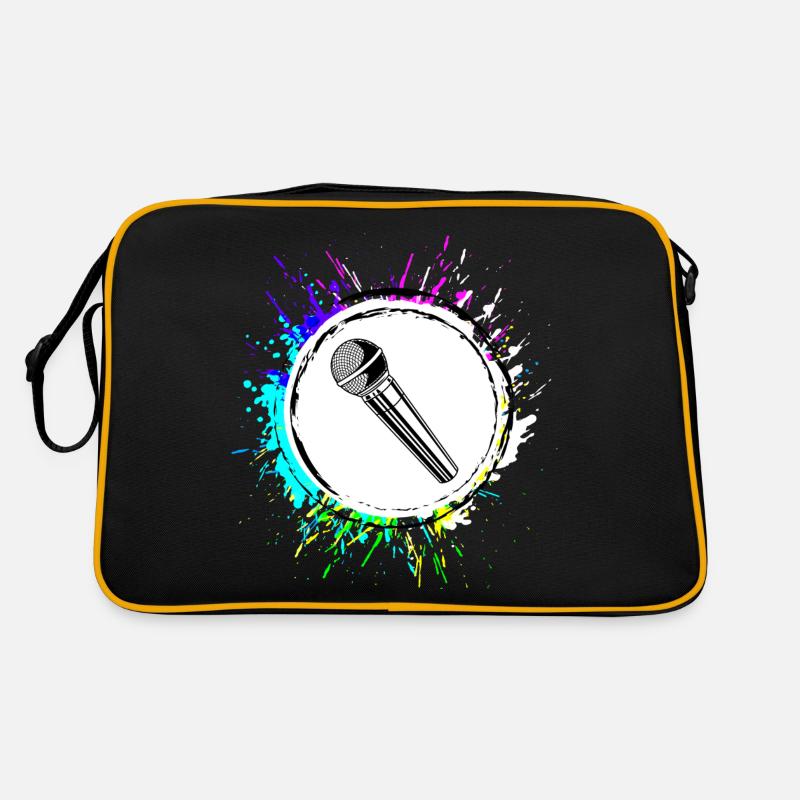 Icône du microphone Sac Retro