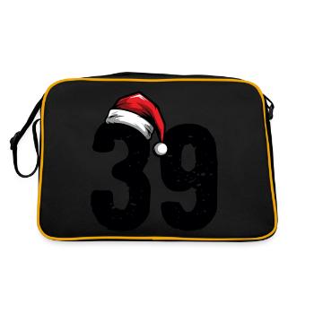 39 Number Christmas - Retro Bag - black/gold - Back