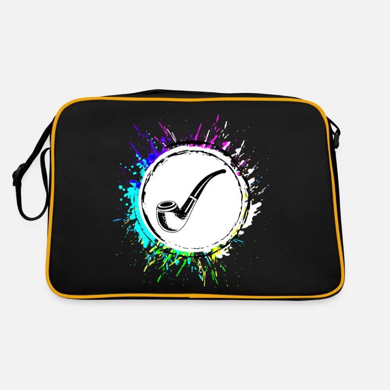 Smoking a pipe Retro Bag