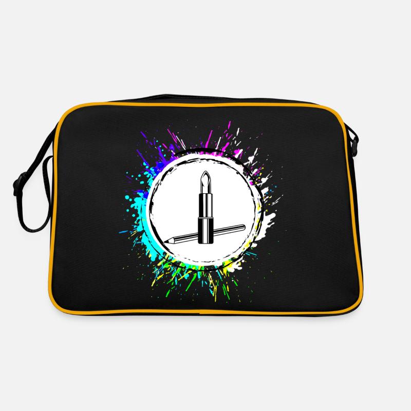 Make Up Cosmetics Icon Retro Bag