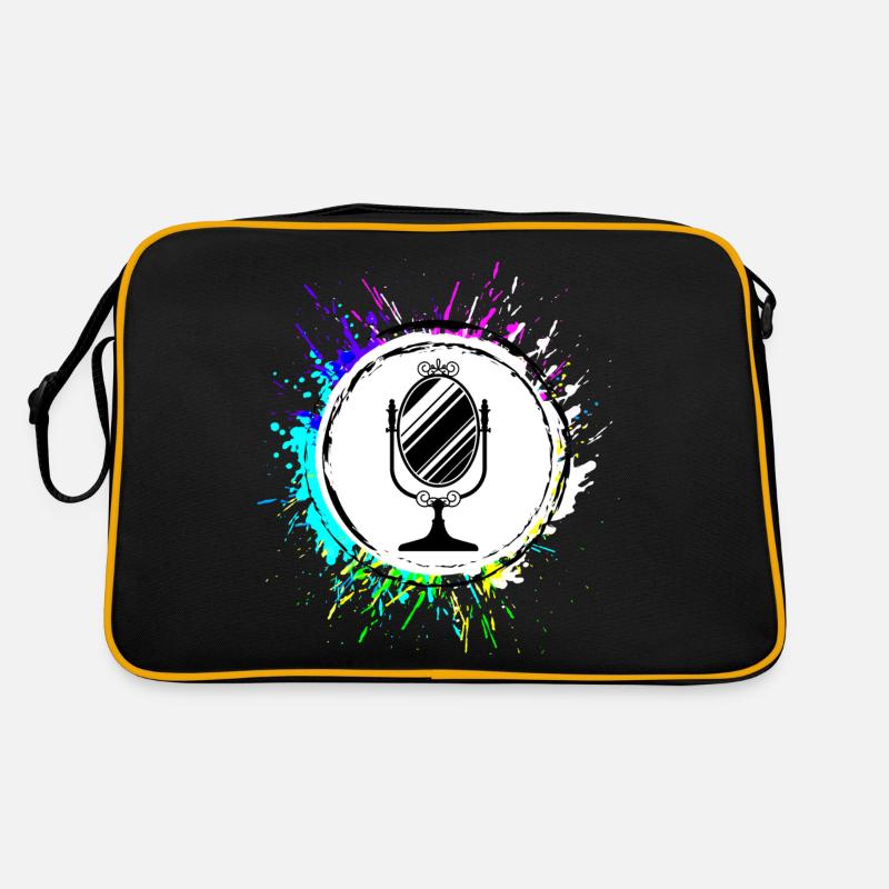 Silhouette d’icône miroir Sac Retro
