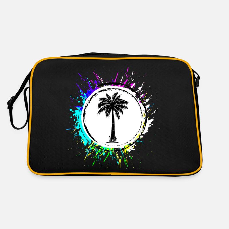 Symbole de palmier Sac Retro