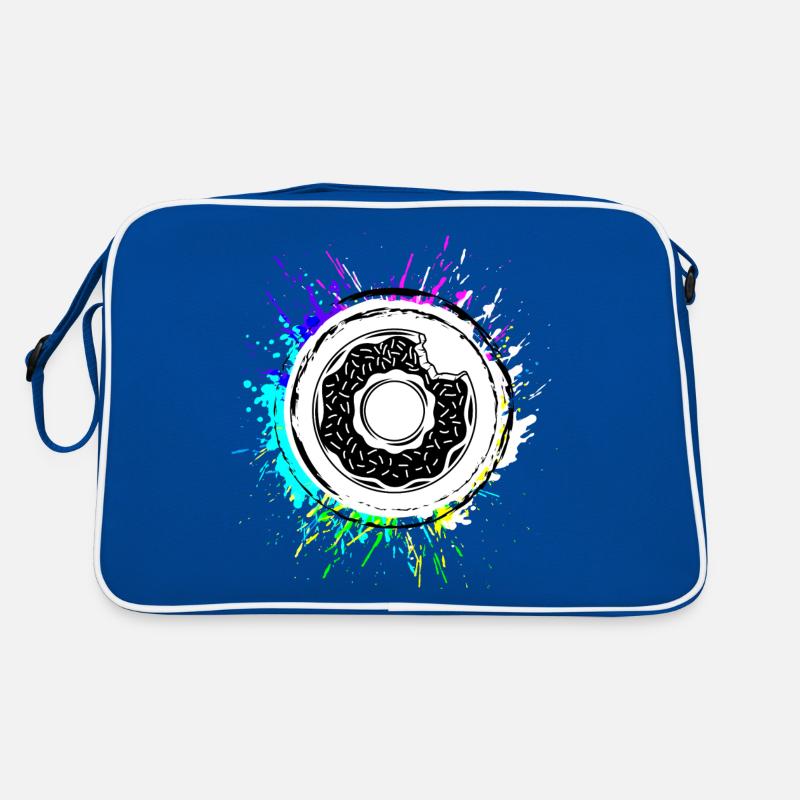 Beignet Manger Coloré Sac Retro