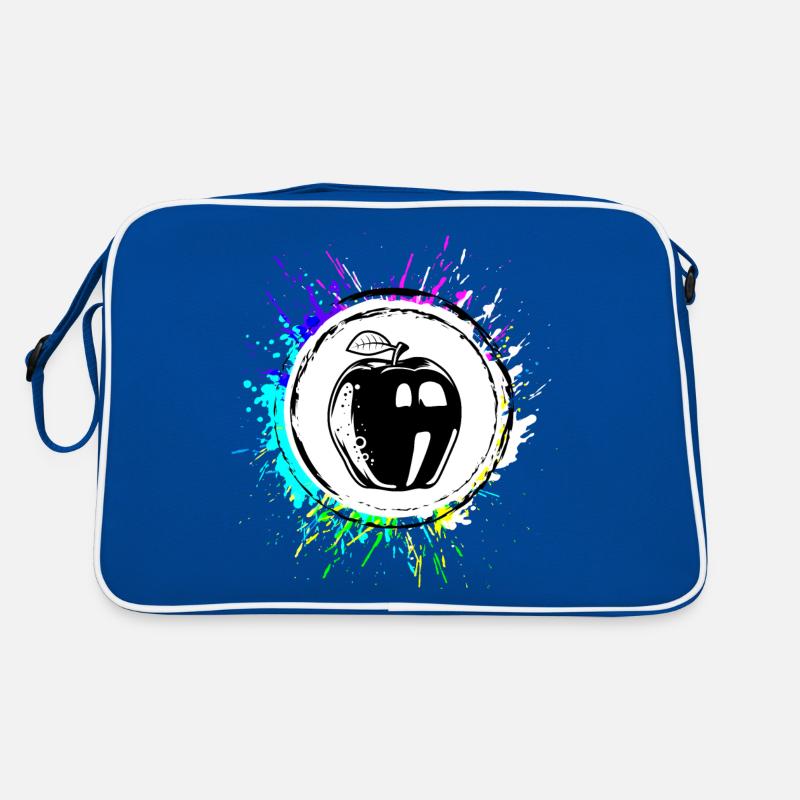 Apfel Bunt vitamine Retro Tasche