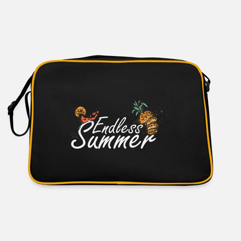Endless Summer Motif - idéal pour les vacances d’été Sac Retro