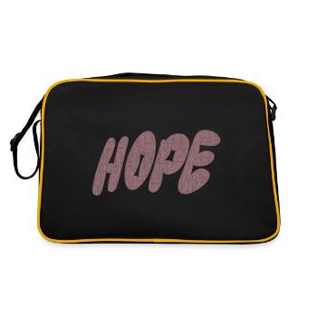 Hope – Tricot - Sac Retro - noir/or - Dos
