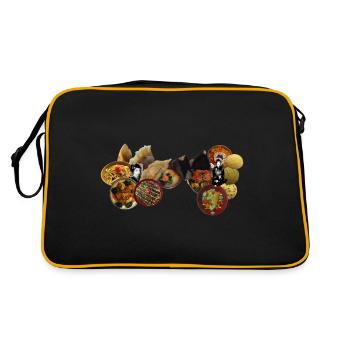 Japanese dishes in small - Retro Bag - black/gold - Back