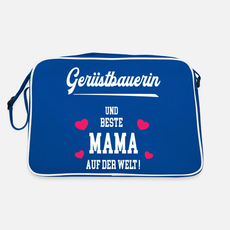 Gerüstbauerin Beste Mama Muttertag Geburtstag Retro Tasche