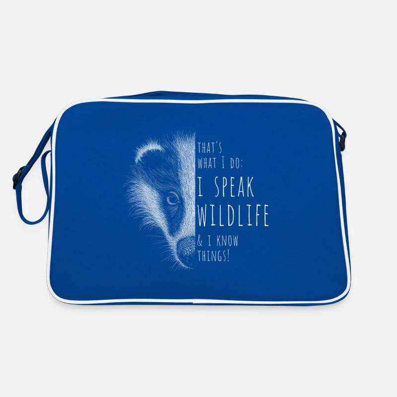 Je parle de la faune et je sais des choses! Mèmes de la faune Sac Retro
