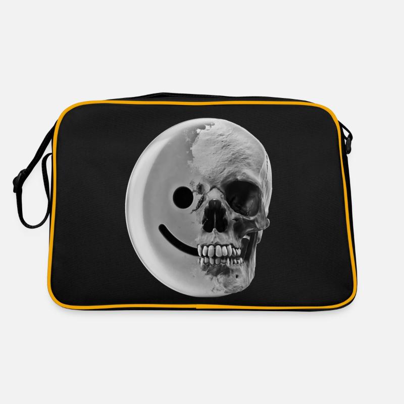 charbon smiley Sac Retro