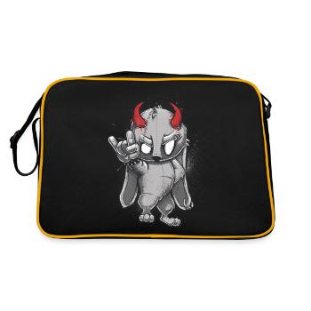 metal bunny (men) - Sac Retro - noir/or - Dos