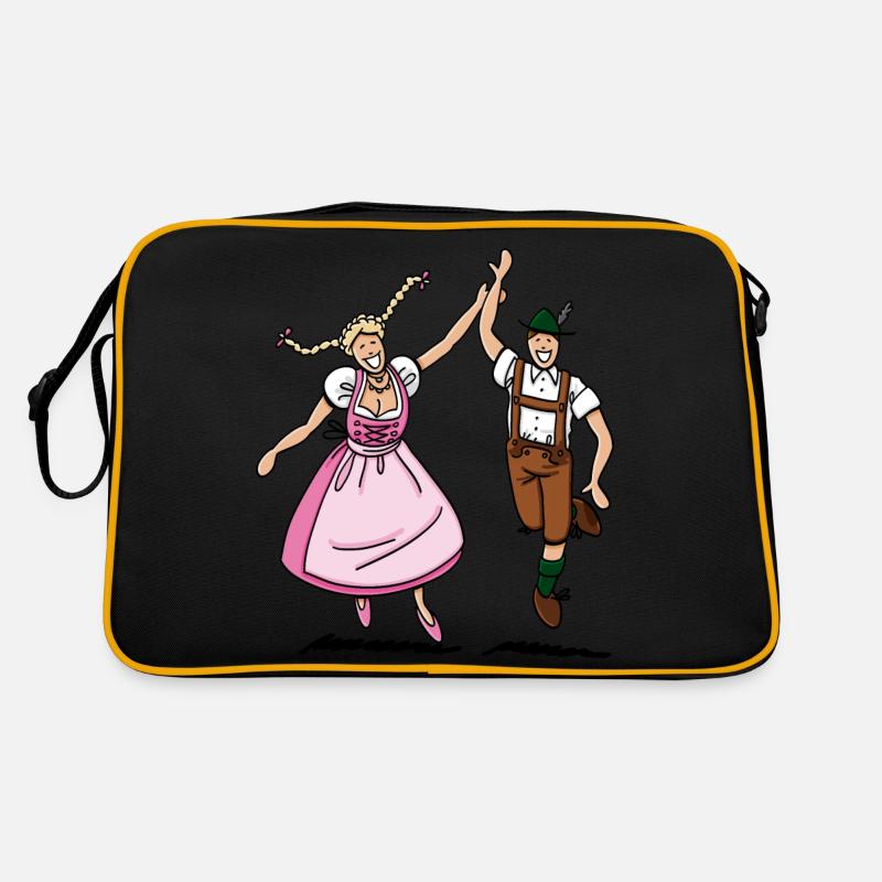 Paire dans Dirndl et culotte Sac Retro