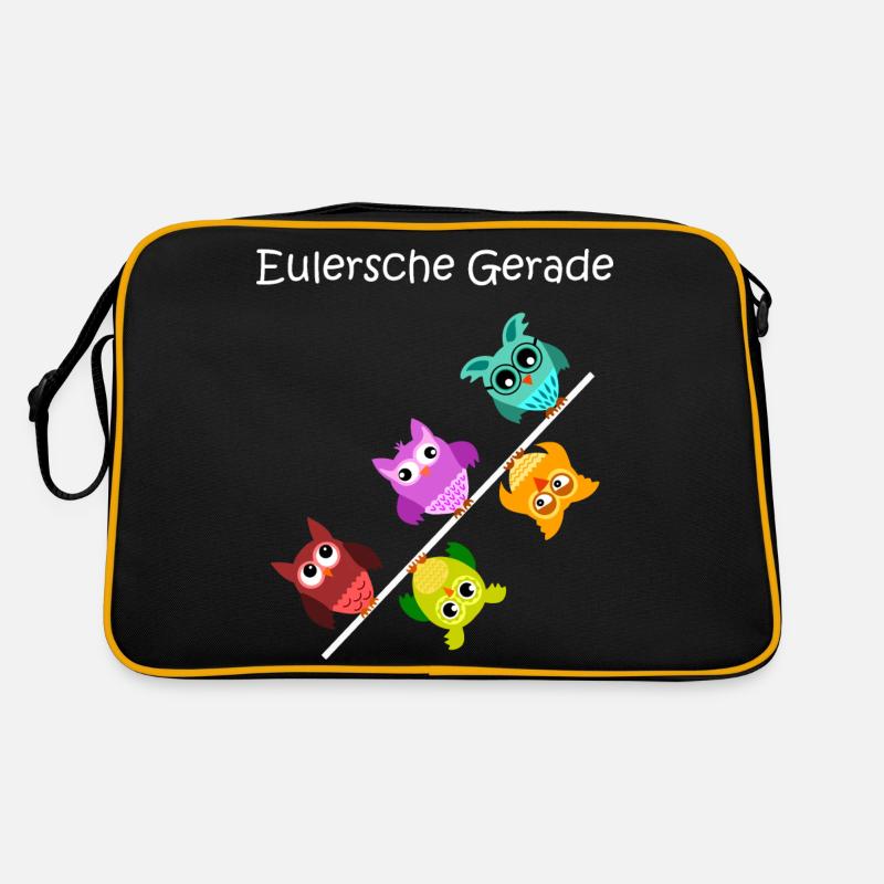 Eulersche just, hiboux, cadeau pour mathématiciens Sac Retro