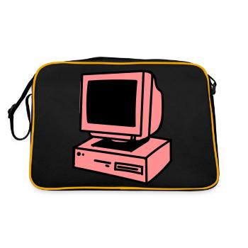 Computer - Retro Bag - black/gold - Back