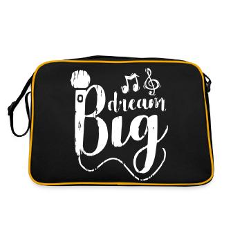 Chanteur de rêve - Sac Retro - noir/or - Dos